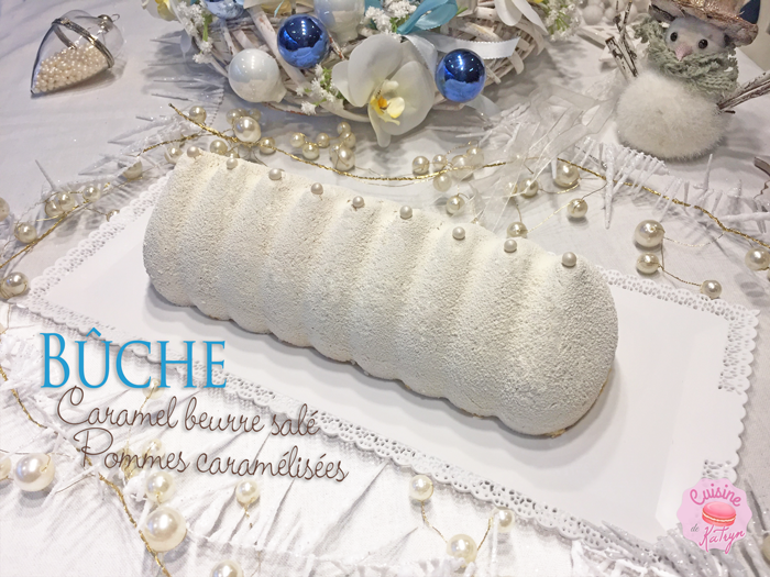 Bûche Entremet caramel beurre salé