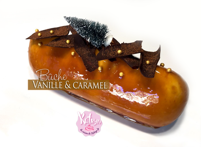 buche vanille caramel