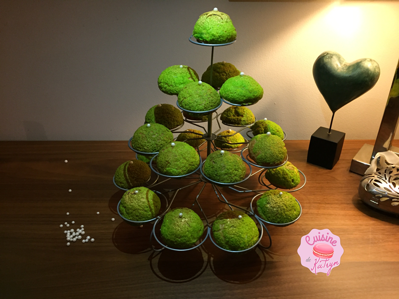 choux craquelin au praliné et chocalat