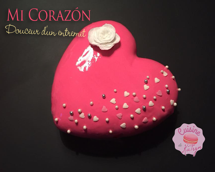 Entremet mi corazón