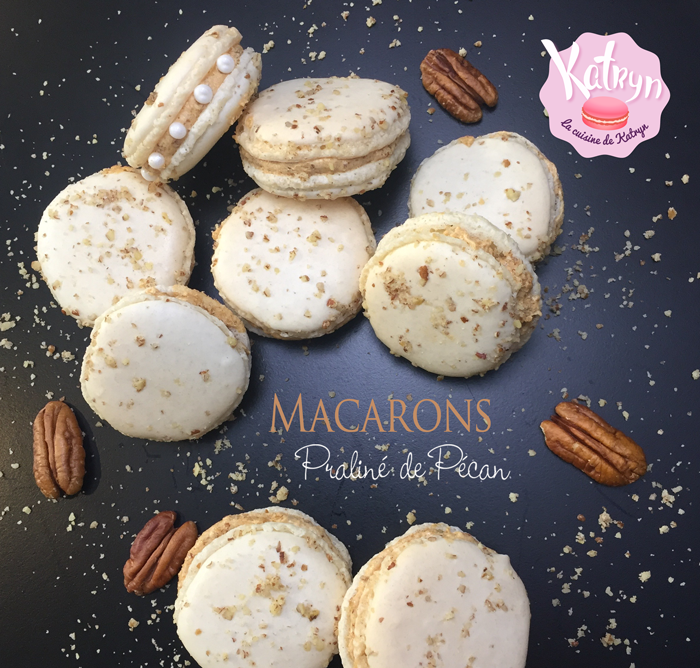 macaron praliné de pécan 