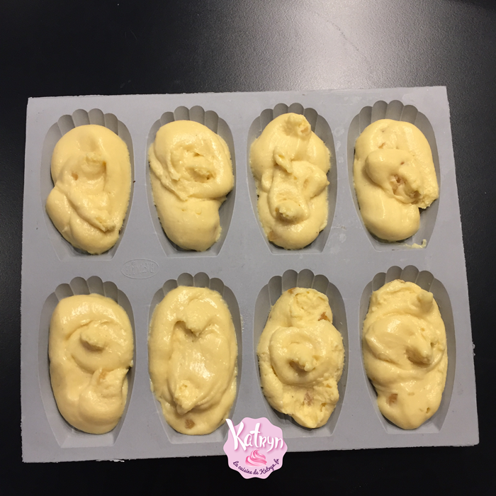 madeleine aux confits de citrons