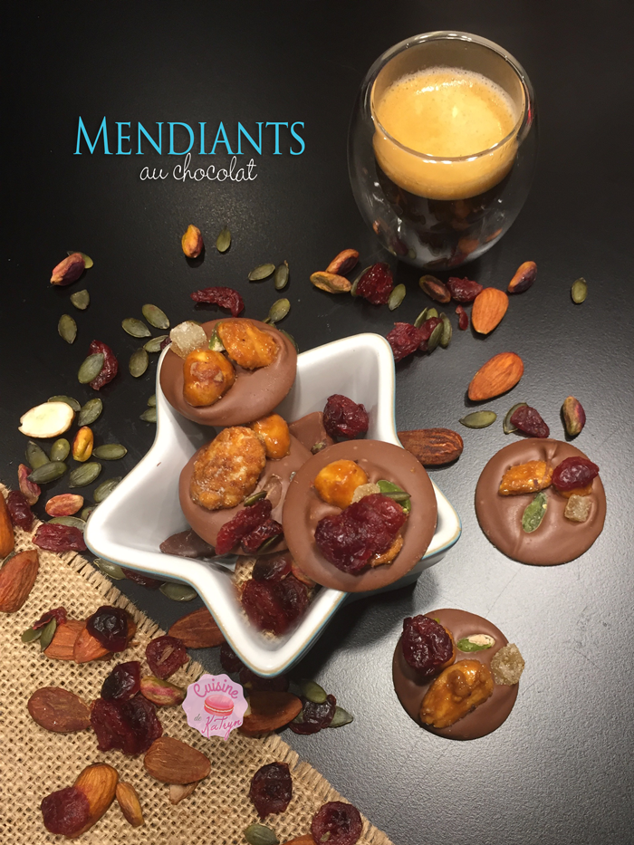 mendiants au chocolat 