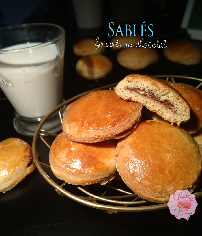sables fourres au chocolat
