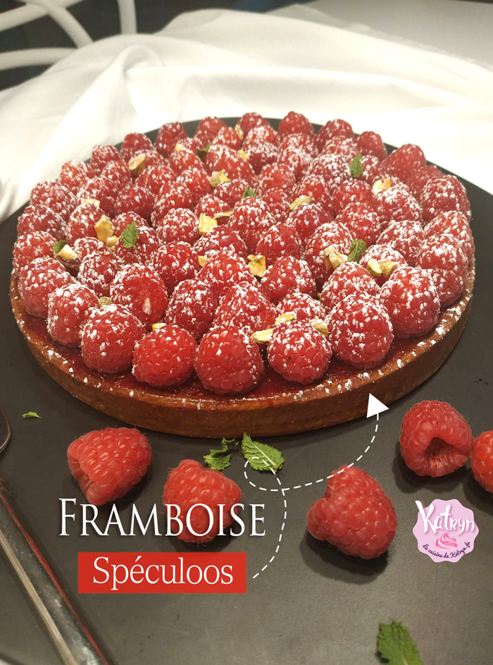 tarte-framboises-speculoos