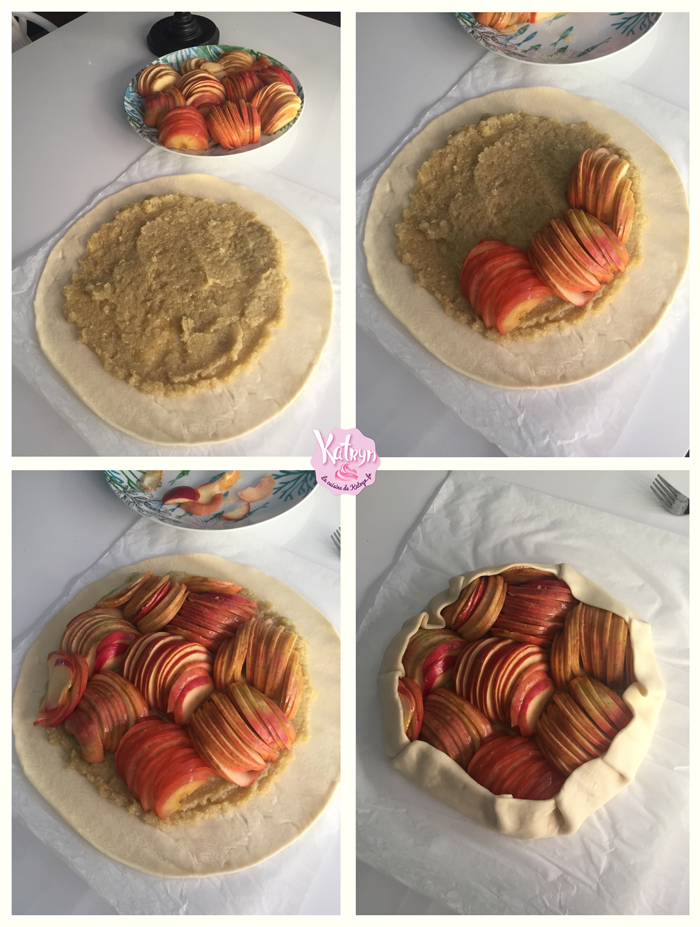 Tarte aux pommes rustique