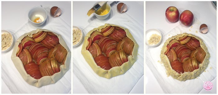 Tarte aux pommes rustique