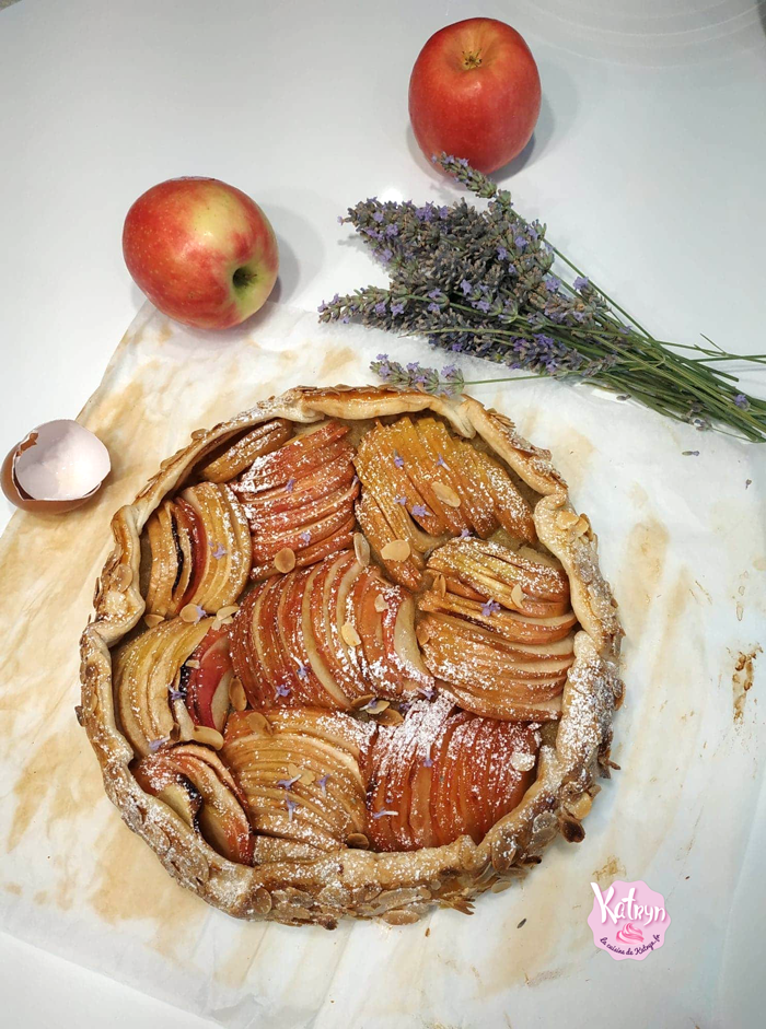 Tarte aux pommes rustique